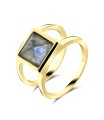 Labradorite Silver Rings NSR-2340-LB